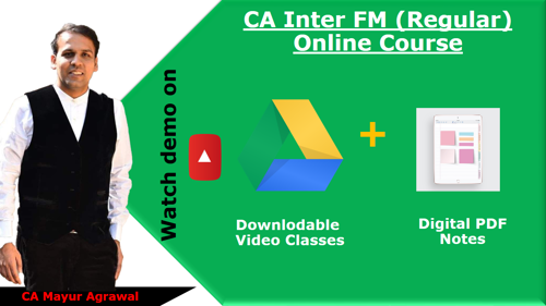 Picture of CA Inter FM (Google Drive + Digital Notes)