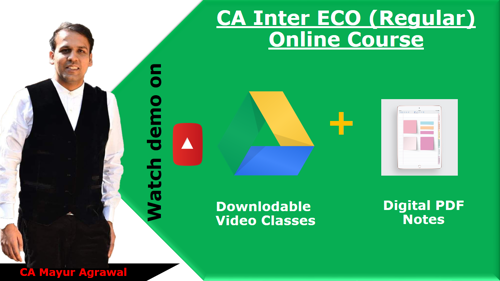 Picture of CA Inter Economics (Google Drive + Digital Notes)