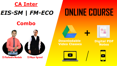 Picture of Combo CA Inter - EIS-SM & FM-Eco (Google Drive + Digital Notes)